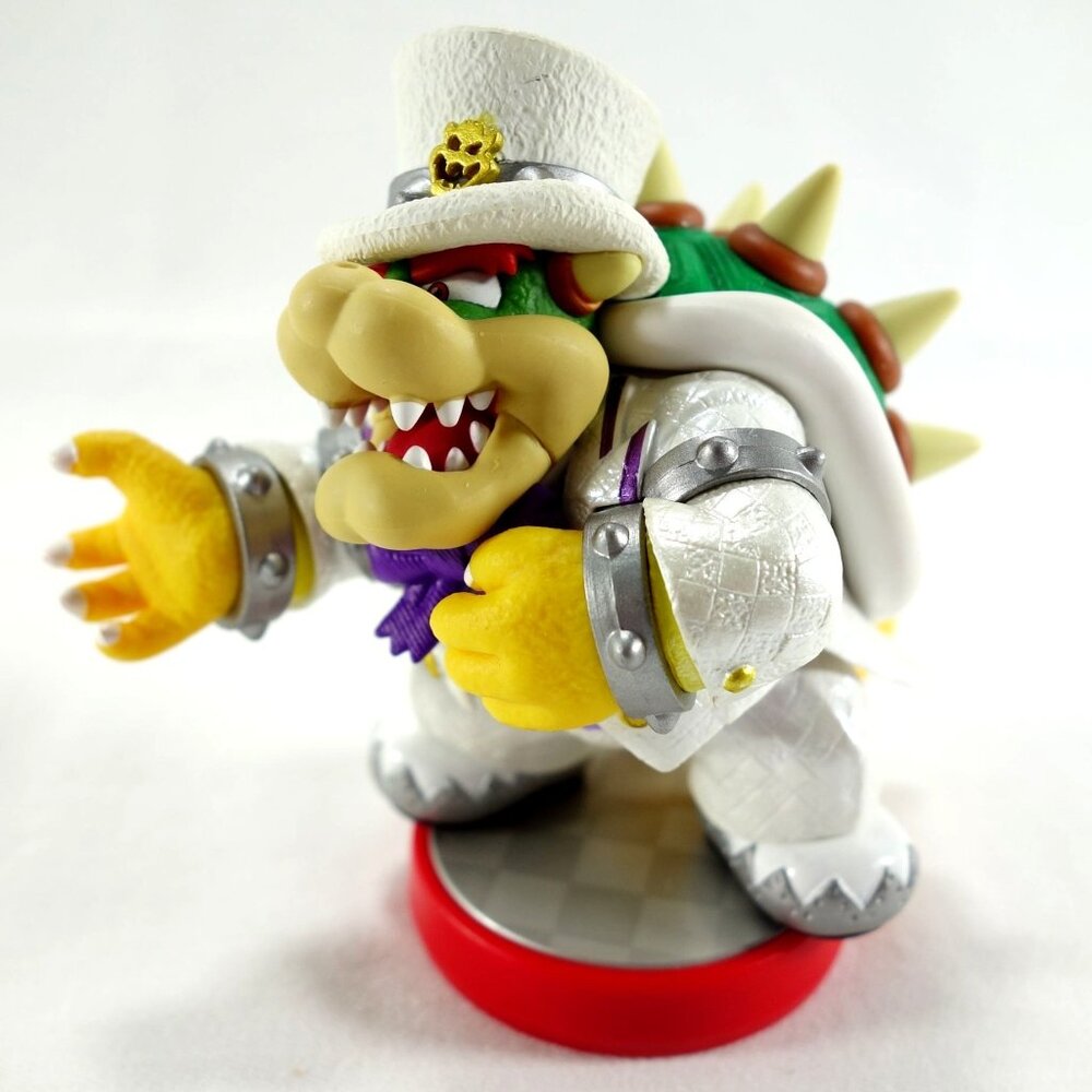 Nintendo Amiibo Super Mario Odyssey Bowser Wedding Outfit Figure